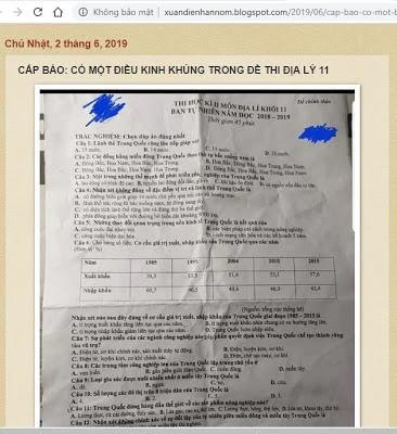 Chiêu trò mới trong việc lợi dụng tâm lý “bài Tàu” Chiêu trò mới trong việc lợi dụng tâm lý “bài Tàu”