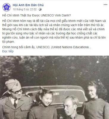 Hội Anh em dân chủ lại giở chiêu bài xuyên tạc về Chủ tịch Hồ Chí Minh Hội Anh em dân chủ lại giở chiêu bài xuyên tạc về Chủ tịch Hồ Chí Minh