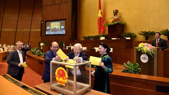 Quốc hội đã hoàn tất bỏ phiếu bầu Chủ tịch nước Quốc hội đã hoàn tất bỏ phiếu bầu Chủ tịch nước