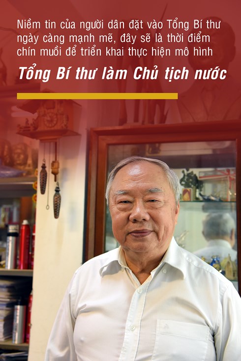 Đã đến lúc thực hiện Tổng Bí thư làm Chủ tịch nước Đã đến lúc thực hiện Tổng Bí thư làm Chủ tịch nước