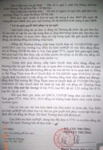 Vì sao cựu quân nhân chuyên nghiệp Phạm Thị Hoài Thương lại đứng kêu oan ? Vì sao cựu quân nhân chuyên nghiệp Phạm Thị Hoài Thương lại đứng kêu oan ?