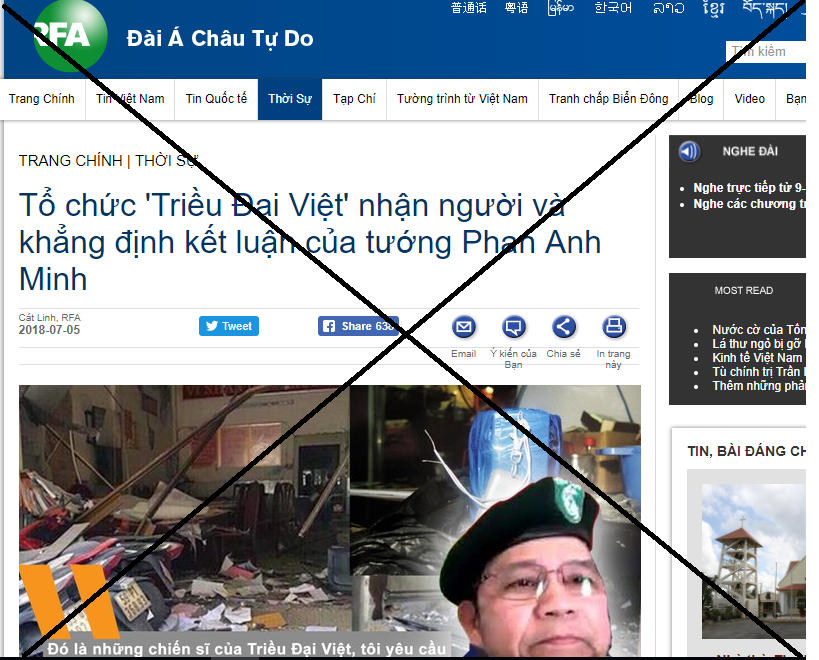 Cần sớm đưa “Triều đại Việt” vào tổ chức khủng bố Cần sớm đưa “Triều đại Việt” vào tổ chức khủng bố