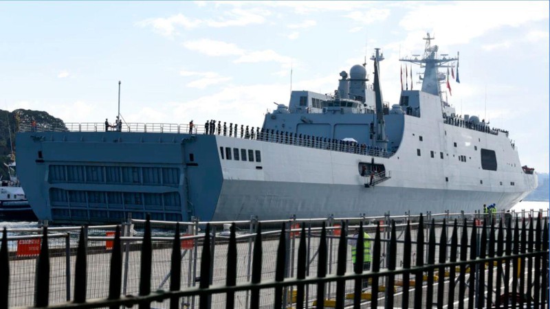 Dân Úc bất mãn khi 3 tàu chiến Trung Quốc đến Sydney Dân Úc bất mãn khi 3 tàu chiến Trung Quốc đến Sydney