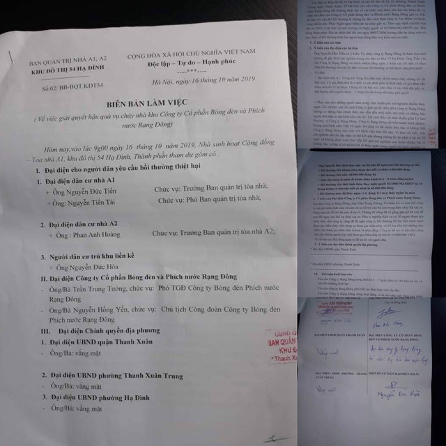 Người dân Hạ Đình yêu cầu Rạng Đông đền bù 1 tỷ đồng/1 lít máu nhiễm thuỷ ngân Người dân Hạ Đình yêu cầu Rạng Đông đền bù 1 tỷ đồng/1 lít máu nhiễm thuỷ ngân