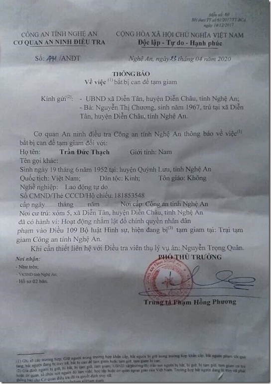 Trần Đức Thạch, khi đã “quá tam ba bận”? Trần Đức Thạch, khi đã “quá tam ba bận”?