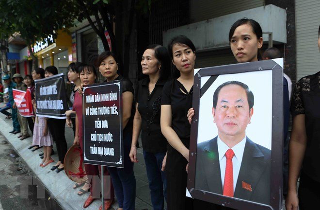 Lễ an táng Chủ tịch nước Trần Đại Quang tại quê nhà Lễ an táng Chủ tịch nước Trần Đại Quang tại quê nhà