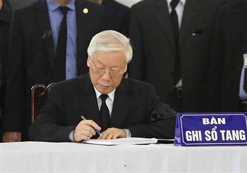 Lễ truy điệu Chủ tịch nước Trần Đại Quang