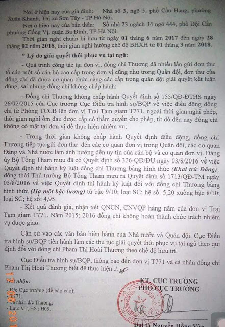 Câu trả lời về bức ảnh của đại úy Phạm Thị Hoài Thương Câu trả lời về bức ảnh của đại úy Phạm Thị Hoài Thương
