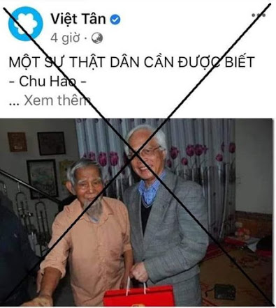 Ông Chu Hảo và Mạc Văn Trang xin đừng tạo thêm khẩu nghiệp Ông Chu Hảo và Mạc Văn Trang xin đừng tạo thêm khẩu nghiệp