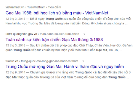 Những ảo tưởng hằn học của giới chống Cộng trong dịp tưởng niệm trận Gạc Ma Những ảo tưởng hằn học của giới chống Cộng trong dịp tưởng niệm trận Gạc Ma