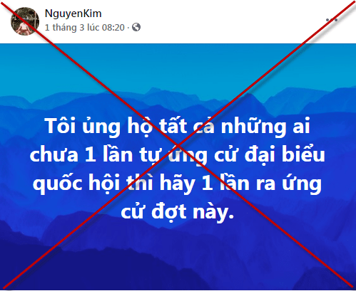 Nguyễn Kim Môn vẫn cay cú việc bị loại khi tự ứng cử ĐBQH Nguyễn Kim Môn vẫn cay cú việc bị loại khi tự ứng cử ĐBQH