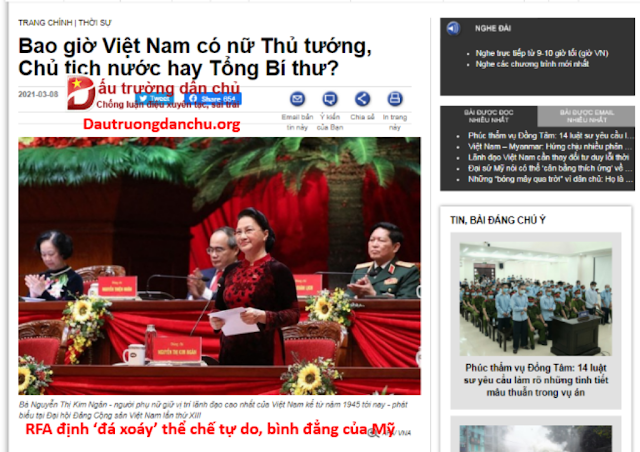 RFA 'đá xoáy' thể chế tự do, bình quyền ở Mỹ? RFA 'đá xoáy' thể chế tự do, bình quyền ở Mỹ?