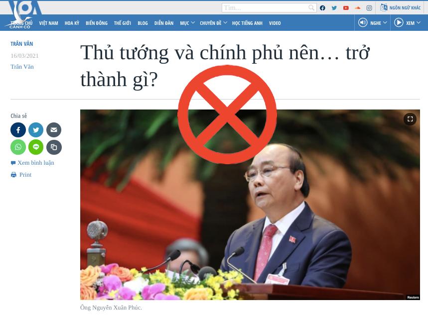Trả lời câu hỏi “Thủ tướng và Chính phủ nên trở thành gì?” Trả lời câu hỏi “Thủ tướng và Chính phủ nên trở thành gì?”