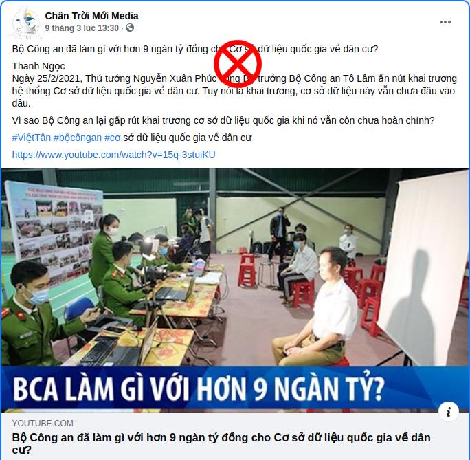 Âm mưu gì đằng sau việc tấn công dự án Cơ sở dữ liệu quốc gia về dân cư? Âm mưu gì đằng sau việc tấn công dự án Cơ sở dữ liệu quốc gia về dân cư?