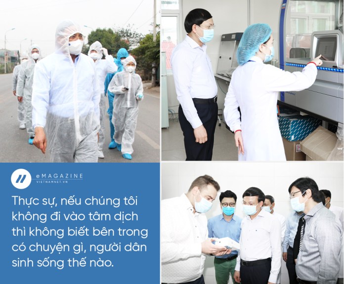 Khi Bí thư, Chủ tịch tỉnh đi thẳng vào tâm dịch Khi Bí thư, Chủ tịch tỉnh đi thẳng vào tâm dịch