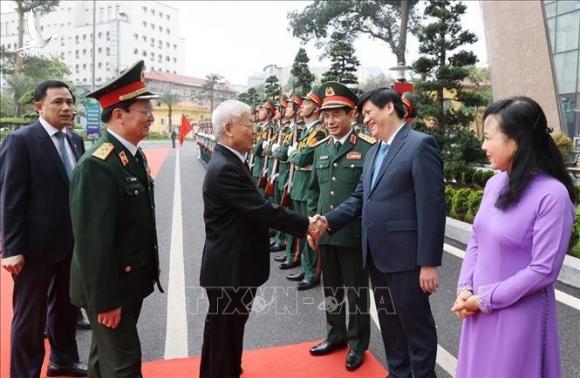 Tổng Bí thư dự lễ kỷ niệm 70 năm ngày truyền thống Bệnh viện 108 Tổng Bí thư dự lễ kỷ niệm 70 năm ngày truyền thống Bệnh viện 108