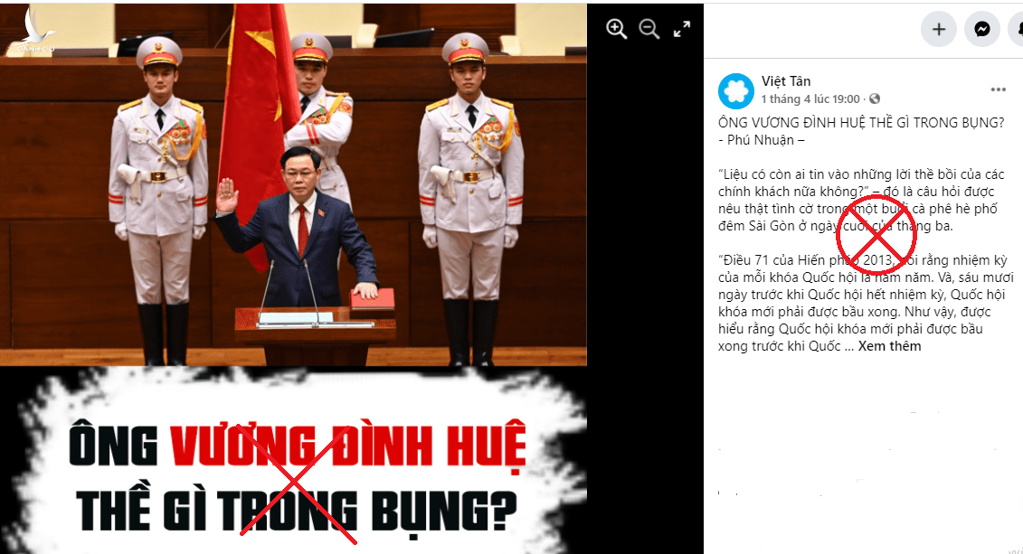 Về âm mưu thâm độc tấn công ông Vương Đình Huệ Về âm mưu thâm độc tấn công ông Vương Đình Huệ