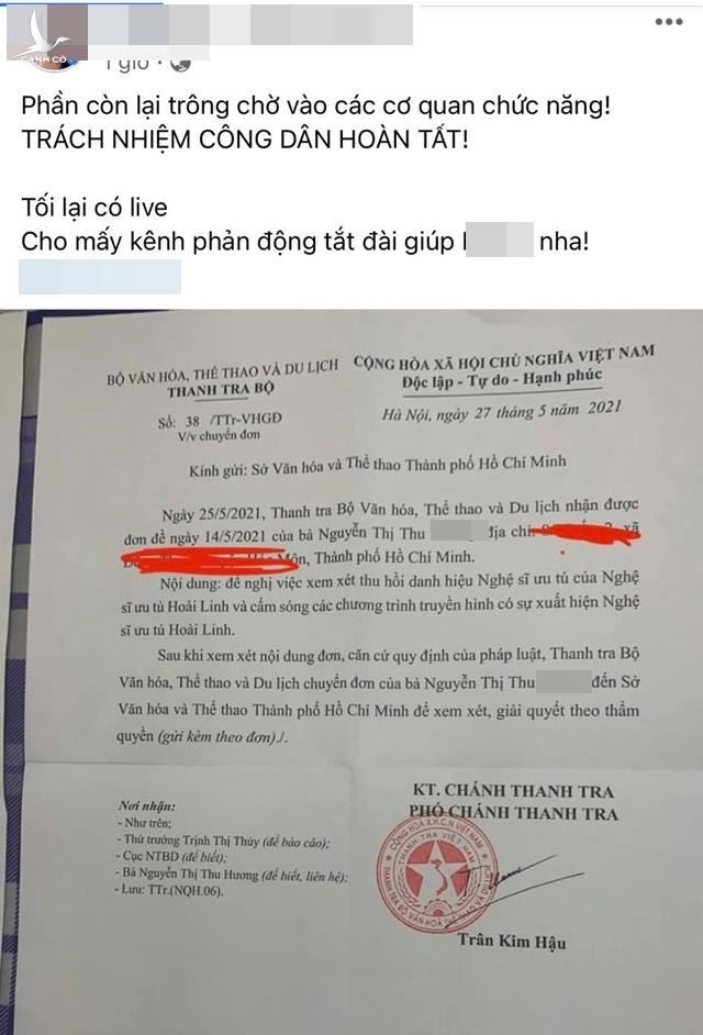 Xôn xao lá đơn đề nghị thu hồi danh hiệu Nghệ sĩ ưu tú của Hoài Linh Xôn xao lá đơn đề nghị thu hồi danh hiệu Nghệ sĩ ưu tú của Hoài Linh