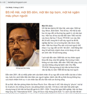 Nhà zân chủ hay bệnh nhân tâm thần chính hiệu (1): bác sĩ chuẩn bệnh?