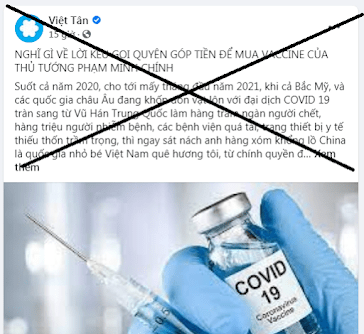 Trò hề của đám rận chủ khi xuyên tạc về Quỹ vắc xin phòng dịch Covid-19 Trò hề của đám rận chủ khi xuyên tạc về Quỹ vắc xin phòng dịch Covid-19