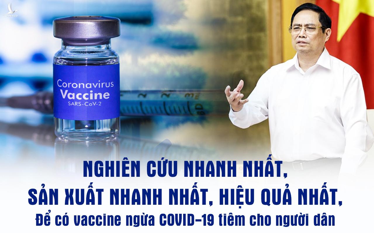 Thủ tướng: Tạo mọi điều kiện sản xuất bằng được vaccine chống Covid-19 Thủ tướng: Tạo mọi điều kiện sản xuất bằng được vaccine chống Covid-19