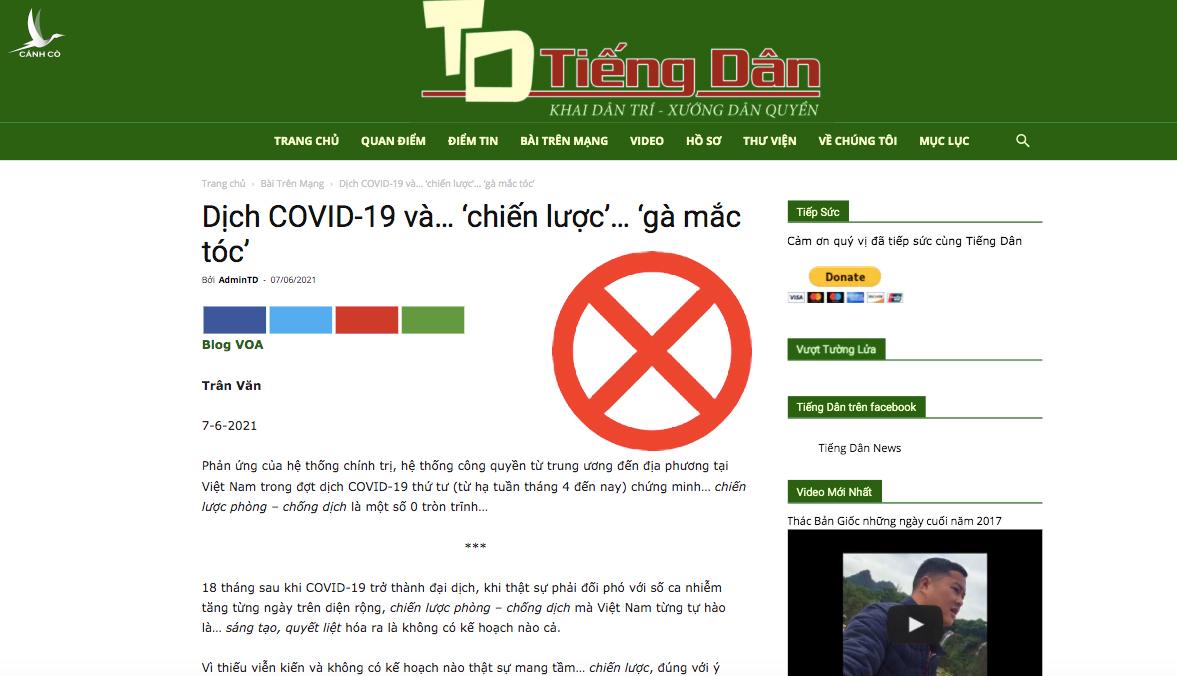 Nếu “không có kế hoạch” thì Việt Nam có thể dập dịch như ngày hôm nay?