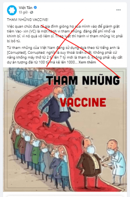 Việt tân và chiêu trò bịa đặt cán bộ & thân nhân đua nhau tiêm vắc xin Mỹ tài trợ! Việt tân và chiêu trò bịa đặt cán bộ & thân nhân đua nhau tiêm vắc xin Mỹ tài trợ!