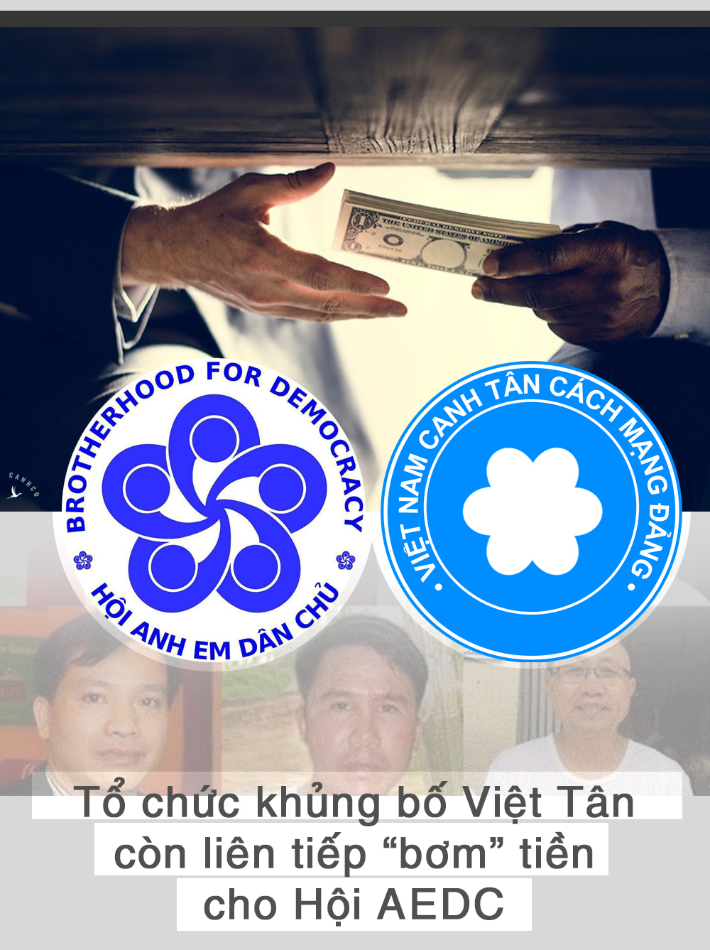Hội Anh em dân chủ – Tổ chức “ngậm đô la” bán rẻ đất nước Hội Anh em dân chủ – Tổ chức “ngậm đô la” bán rẻ đất nước
