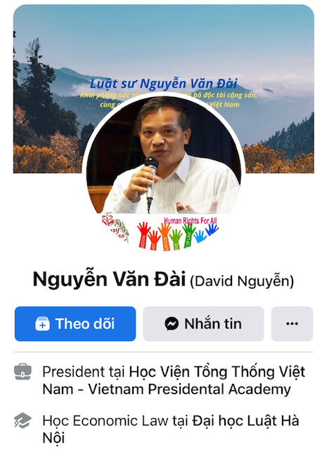 Nguyễn Văn Đài sắp gia nhập hàng ngũ các tổng thống tự xưng?
