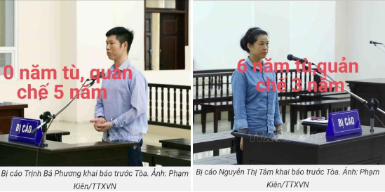 Tòa án nhân dân Cấp cao tuyên y án sơ thẩm, Trịnh Bá Phương vẫn 10 năm tù, Nguyễn Thị Tâm 6 năm tù