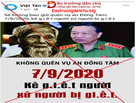 Cần cảnh giác trước âm mưu xuyên tạc của Việt Tân