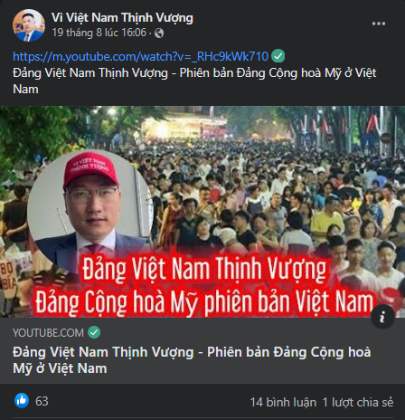 Ma mới định lập “Đảng Việt Nam Thịnh Vượng”, các nhà dân chửi gộc phản đối