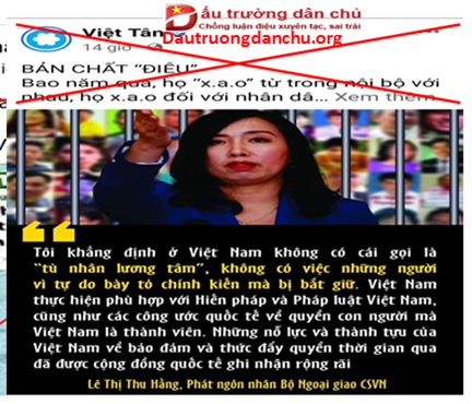 Phù phép “tù nhân lương tâm” của Việt Tân
