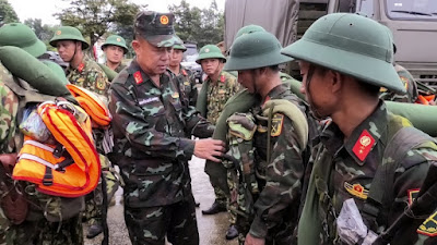 Quân khu 5: Huy động 82.000 quân nhân giúp dân chống bão Noru
