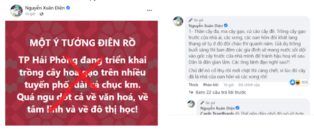 TS Nguyễn Xuân Diện đang phản biện xã hội hay nhục mạ người Hải Phòng?