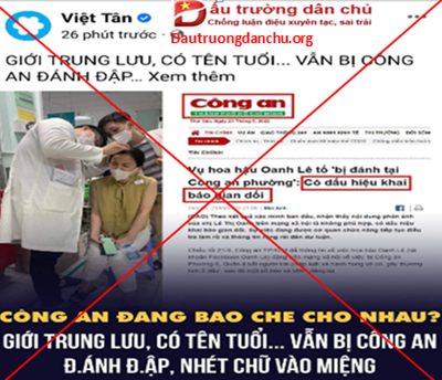Việt tân lợi dụng vụ việc hoa hậu Oanh Lê