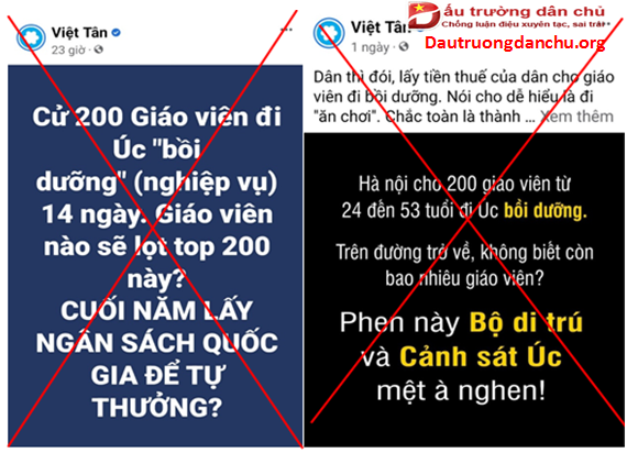 Chiêu trò quen thuộc của Việt Tân