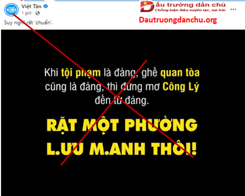 Chiêu trò lợi dụng của Việt Tân