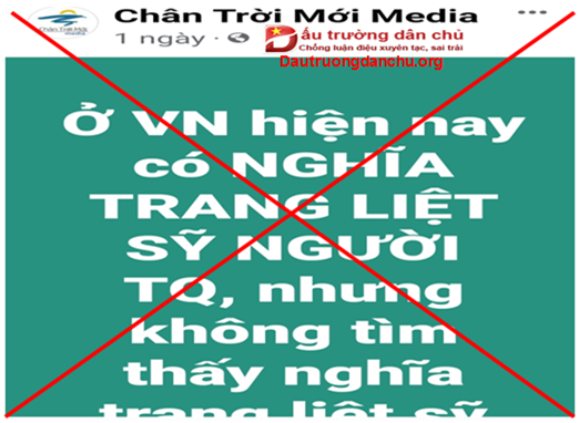 Văn Toàn và Chân Trời Mới Media những kẻ đang cố tình phá hoại mối quan hệ Việt - Trung