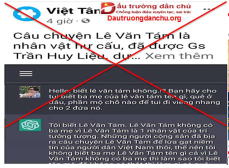 Việt Tân lại dùng chiêu trò quen thuộc hàng năm