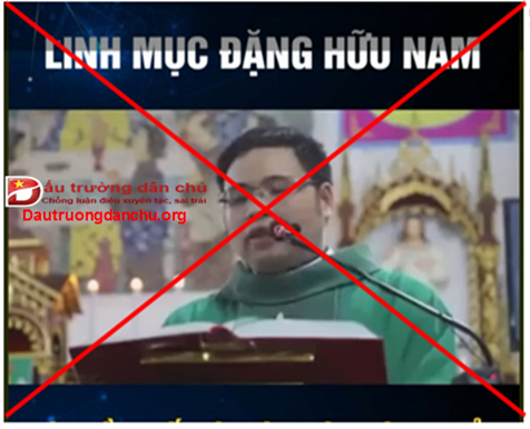 Linh mục Đặng Hữu Nam nên “rửa tội cho bản thân và Việt Tân”!