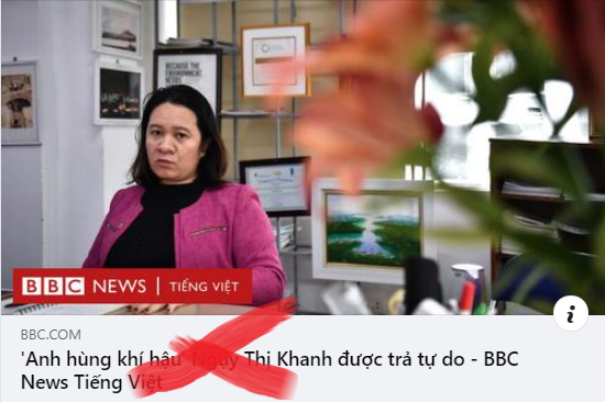Sau VOA, đến lượt BBC và Dự án 88 kèn sáo cho bà Ngụy Thị Khanh