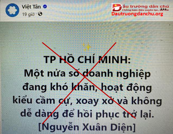Việt Tân gây hoang mang về kinh tế Việt Nam