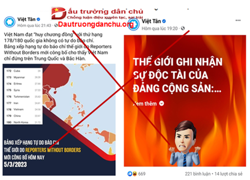 Việt Tân lại xuyên tạc quyền tự do báo chí ở Việt Nam