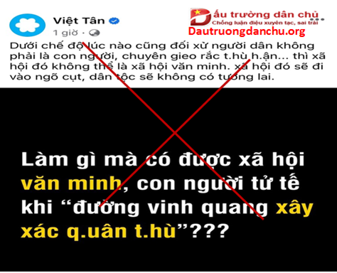 Sẽ chẳng có vinh quang nào cho tổ chức khủng bố Việt Tân