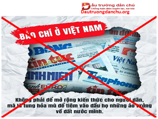 Việt Tân cố tình xuyên tạc quyền tự do báo chí ở Việt Nam