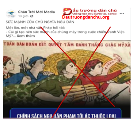 Chân trời mới Media không được xuyên tạc thắng lợi cuộc kháng chiến chống Mỹ, cứu nước của dân tộc Việt Nam!