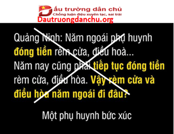 Việt Tân không được phép chụp mũ cho cả nền giáo dục Việt Nam