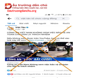 Nhận thức rõ âm mưu, thủ đoạn của Việt Tân