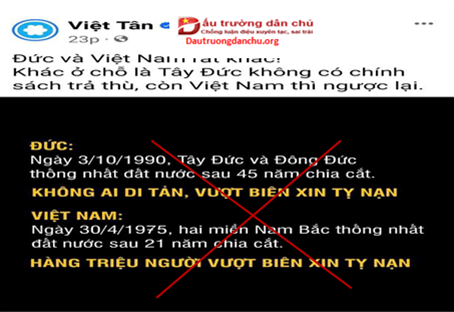 Việt Tân lại dở trò tung tin! Việt Tân lại dở trò tung tin!